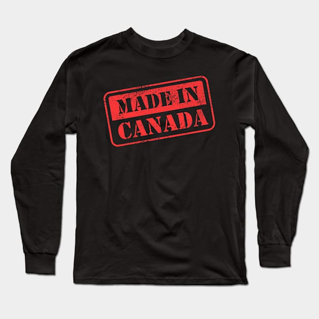 Canada pride Useh flag rocky mountains Long Sleeve T-Shirt by Caskara